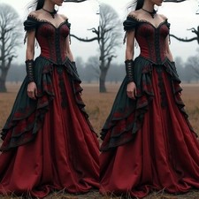 Abiti da sposa rosso nero
