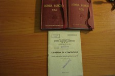 Lotto agenda agricola 58 e 61+ libretto di controllo utenti motori agricoli