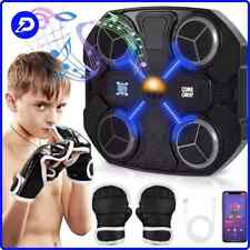 MUSIC BOXING MACHINE BAMBINI MACCHINA DA BOXE PROFESSIONALE BLUETOOTH + GUANTONI
