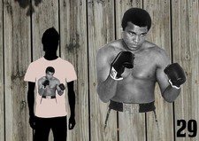 T-Shirt Muhammad Ali-OLD VINTAGE-HAPPINESS- Made in Colours