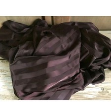 Tessuto raso di seta marrone 380x140 cm. made in Italy Tenda Tovaglia Lenzuolo