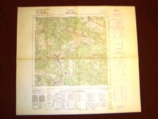 Grande carta topografica