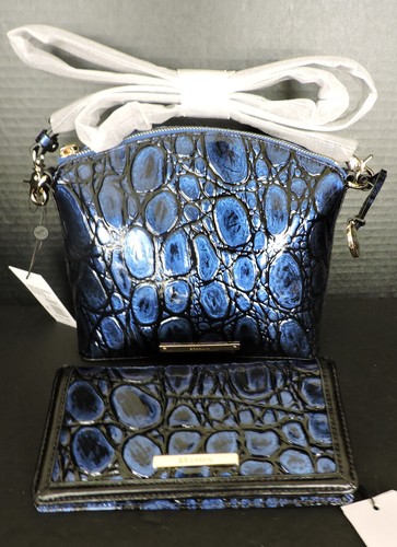 Brahmin mini duxbury blu pelle - blu,