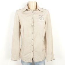 Camicia L'ARGENTINA camicia righe marrone bianco taglia 44