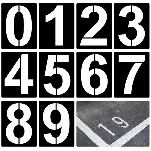 Numeri stencil grandi - numeri,