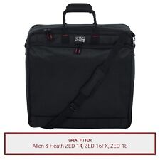 Gator Cases Mixer Bag fits Allen & Heath ZED-14, ZED-16FX, ZED-18 Mixers