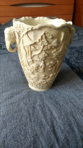 Vaso orientale intagliato - vaso,