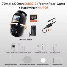 70mai Dash Cam X800 4K Omni