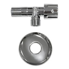 RUBINETTO AD ANGOLO IN OTTONE