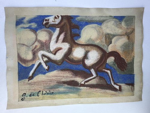 Giorgio chirico coa quadro - chirico,
