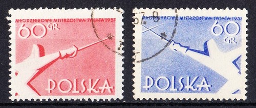 Polonia 1957 michel 1006 e - polonia-1957:, michel: