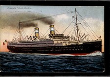 Cartolina Piroscafo "Conte Verde" L.Rocca