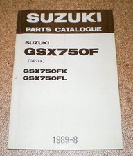 Catalogo Ricambi Suzuki GSX