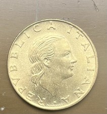 Monete lire italiane rare 200 - monete,