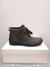 Scarponcini Legero pelle grigia fodera Gore-Tex zeppa 4 cm SCONTO DA LISTINO