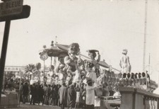 B4 -  Foto Photo Fotografia Anni 60 - Carnevale Carro Animata