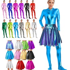 Women Metallic Overall