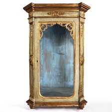 Vetrinetta in legno laccato in