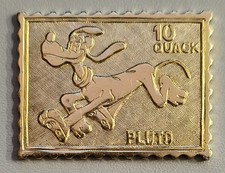 Francobollo 10 Quack Pluto Poste Paperopoli Disney