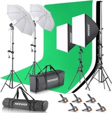 Kit di illuminazione per fotografia studio fotografico 2x3M Sfondo fotografico