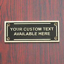 Targhette Insegna Porta Ottone