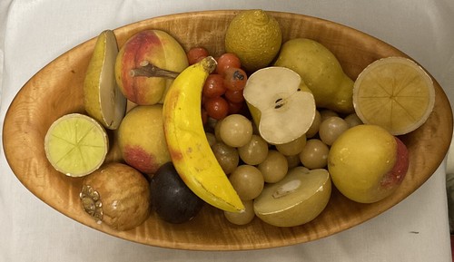 Antico frutto pietra marmo