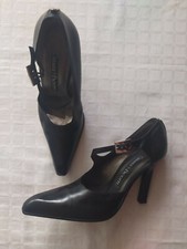 CESARE PACIOTTI Décolleté pelle nere tacco alto misura 36,5