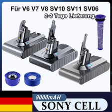Per Dyson V6 V7 V8 SV10 SV11 SONY 9000mAh batteria Absolute Pro Animal aspirapolvere