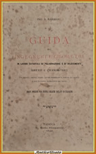 GUIDA PER INGEGNERI E GEOMETRI poligonazione rilevamenti di  Barbieri 1894 Libro