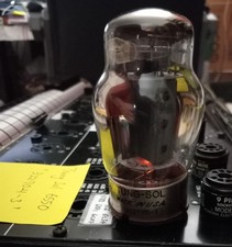 Tung-Sol 6550 piastra grigia OOO Getters tubo 1970 testato forte