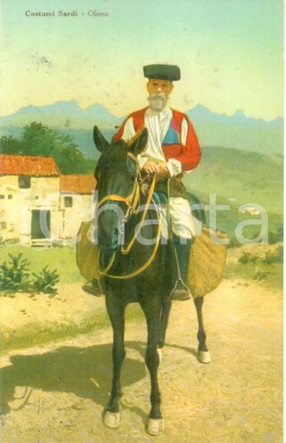 1930 costumi sardi - sardi, pastore
