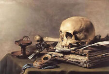 Dipinto olio pieter claesz -