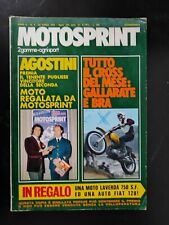 MOTOSPRINT  4/1972 PROVA HONDA CB 500 FOUR-BULTACO ALPINA 250-CICLOMOTORE TESTI