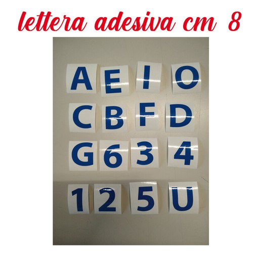 Lettere adesive per scritte - lettere,