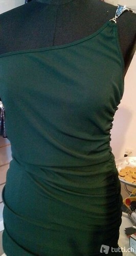 Abito verde monospalla con - 💚abito,