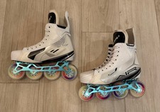 Pattini giocatore hockey (in linea) - Alkali Cele Air - mai usati - spedizione gratuita CONUS