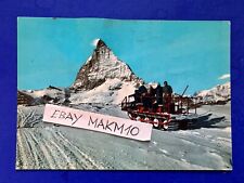 ? CARTOLINA FOTO MONTE CERVINO SALITA AL TEODULO CON IL GATTO DELLE NEVI ?