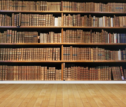 Libri biblioteca vintage carta