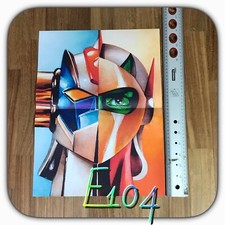 10368 Ufo Robot Grendizer Goldrake poster locandina decor Actarus figure 49x37