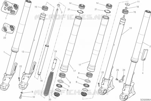 Forcella originale ducati - originale,