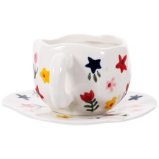  Tazze The Con Piattino Ceramica Elegante Tazza Da Tè Di Caffè Creativa