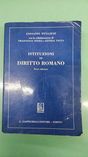 Istituzioni diritto romano - istituzioni,