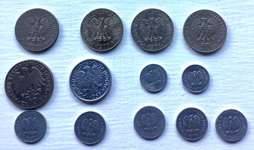Polish coins collection - polish,
