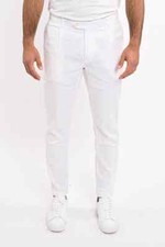 Pantalone in lino e cotone con