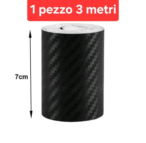Nastro 7cmx3m fibra - nastro,