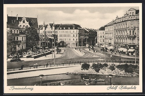 Brunswick vista sulla piazza - brunswick,,
