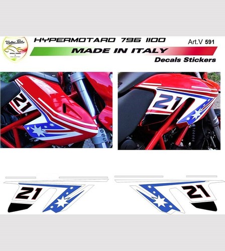 Adesivi per fianchetti moto