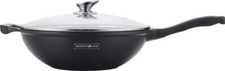 Frying pan with lid tempered