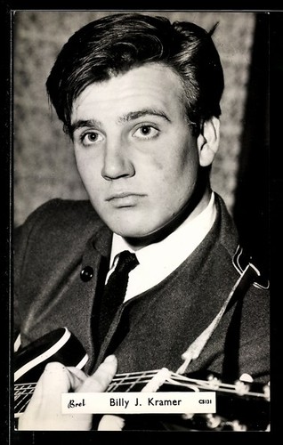 Cartolina billy kramer con - j.,