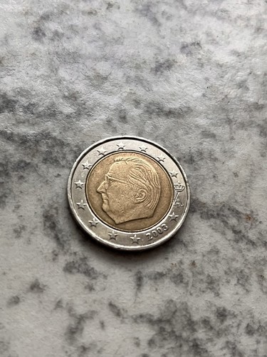 Moneta euro rara belgio - moneta,